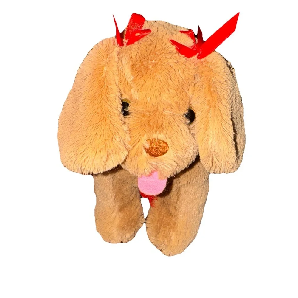 Olly And Me Puppy Dog Purse Red Tutu Bows W/ Tags Retriever Stuffed Animal 9